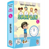 Saatler Dört İşlem Kartları 6 Yaş Cep Boy