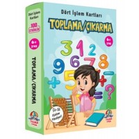 Toplama Çıkarma Dört İşlem Kartları 6 Yaş Cep Boy