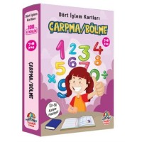 Çarpma Bölme Dört İşlem Kartları 7 8 Yaş Cep Boy