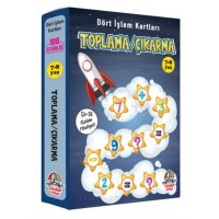 Toplama Çıkarma Dört İşlem Kartları 7 8 Yaş Cep Boy