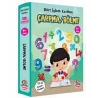 Çarpma Bölme Dört İşlem Kartları 9 Yaş Cep Boy
