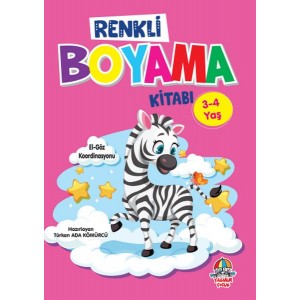 Renkli Boyama Kitabı 3 4 Yaş