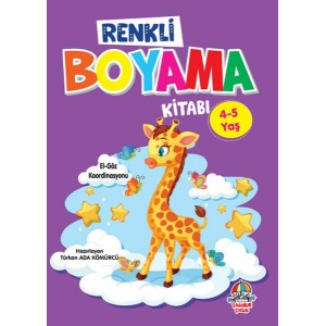 Renkli Boyama Kitabı 4 5 Yaş