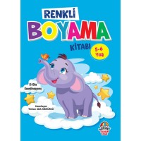 Renkli Boyama Kitabı 5 6 Yaş