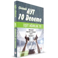 Delta Kültür AYT Eşit Ağırlık Çözümlü 10 Deneme Yeni