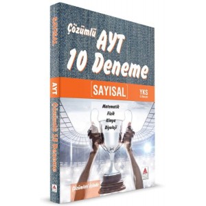 Delta Kültür AYT Sayısal Çözümlü 10 Deneme Yeni