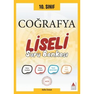 Delta 10. Sınıf Coğrafya Liseli Soru Bankası Yeni