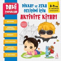 Dahi Çocuklar El Berecerisi Ve Boyama Dikkat ve Zeka Gelişimi İçin Aktivite Kitabı 3 4 Yaş